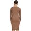 Urban Classics Damen Kleid Ladies Rib Dress darkkhaki 5XL