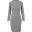 Urban Classics Damen, Kleid, Grau (Charcoal 91), L