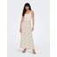 ONLY Damen Onlwinner S/L Maxi Dress Noos Ptm, White/AOP:stilky Flower, 32