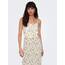 ONLY Damen Onlwinner S/L Maxi Dress Noos Ptm, White/AOP:stilky Flower, 32
