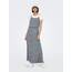 ONLY Damen Onlwinner S/L Maxi Dress Noos Ptm, Blue Mirage/AOP:Tonal Ditsy, 34