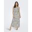 ONLY Damen Onlwinner S/L Maxi Dress Noos Ptm, Stone Blue/AOP:Tea Floral, 40