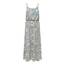 ONLY Damen Onlwinner S/L Maxi Dress Noos Ptm, Stone Blue/AOP:Tea Floral, 36