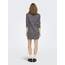 ONLY Damen ONLBRILLIANT 3/4 Check Dress NOOS JRS Kleid mini, Black/Checks:bennie Check ,L
