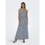 ONLY Damen Onlwinner S/L Maxi Dress Noos Ptm, Vintage Indigo/AOP:Ranch Floral, 38