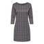 ONLY Damen ONLBRILLIANT 3/4 Check Dress NOOS JRS Kleid mini, Black/Checks:bennie Check ,XXL