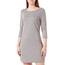 ONLY Damen ONLBRILLIANT 3/4 Check Dress NOOS JRS Kleid mini, Black/Checks:ella Check ,L