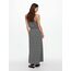 ONLY Damen Onlwinner Sl Maxi Dress Noos Wvn Kleid, Schwarz / Weiß ,40
