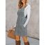 CUPSHE Damen Latzrock Quadratischer Ausschnitt Hosenträger Taschen Cord Latzkleid Overallkleid Freizeitkleider Corduroy Mini Dress