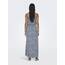 ONLY Damen Onlwinner S/L Maxi Dress Noos Ptm, Vintage Indigo/Aop:ranch Floral, 34