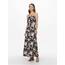ONLY Damen Onlwinner S/L Maxi Dress Noos Ptm, Black/AOP:Big Larry Flower, 32