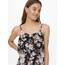 ONLY Damen Onlwinner S/L Maxi Dress Noos Ptm, Black/AOP:Big Larry Flower, 32