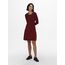 ONLY Damen ONLALMA L/S O-Neck Dress KNT NOOS, Merlot,3XL