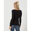 VERO MODA Damen Vmmaxi My Soft Long U-Neck Noos Langarmshirt, Schwarz, XXL EU