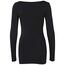 VERO MODA Damen Vmmaxi My Soft Long U-Neck Noos Langarmshirt, Schwarz, XXL EU