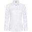 J.VER Bluse Damen Casual Business Blusen Button Down Shirts klassische Langarm Kragen Tops Bügelleichtes Modern Oberteil,Weiß,3XL