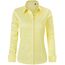 J.VER Hemd Damen Leichte Klassische Bluse Comfort Fit Baumwolle Stretch Blouse Langarm für Party Social Club Frauen,Gelb,XL