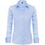 J.VER Hemd Damen Leichte Klassische Bluse Comfort Fit Baumwolle Stretch Blouse Langarm für Party Social Club Frauen,Himmelblau,XS