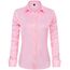 J.VER Bluse Damen Elegant Klassische Businesshemd Comfort Fit Faltenfrei Atmungsaktiv Shirts für Büro Arbeit Shirt Knitterfreies Hemdbluse,Rosa,L