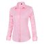 J.VER Bluse Damen Elegant Klassische Businesshemd Comfort Fit Faltenfrei Atmungsaktiv Shirts für Büro Arbeit Shirt Knitterfreies Hemdbluse,Rosa,2XL