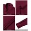 J.VER Hemd Damen Leichte Klassische Bluse Comfort Fit Baumwolle Stretch Blouse Langarm für Party Social Club Frauen,Burgunderrot,XL