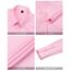 J.VER Bluse Damen Elegant Klassische Businesshemd Comfort Fit Faltenfrei Atmungsaktiv Shirts für Büro Arbeit Shirt Knitterfreies Hemdbluse,Rosa,S