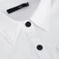 DJT Damen Weiches Gestrick Karierte Bluse Langarm Oberteile Roll Up Ärmel Hemdbluse Shirts Button Down Blusen Top Solides-Weiß S