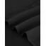 DJT Damen Weiches Gestrick Karierte Bluse Langarm Roll Up Ärmel Hemdbluse Button-down Solid Schwarz M