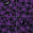 DJT Damen Weiches Gestrick Karierte Bluse Langarm Oberteile Roll Up Ärmel Hemdbluse Tunika Button Down Blusen Top Violett Schwarz Kariertes S