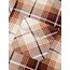 DJT Damen Weiches Gestrick Karierte Bluse Langarm Oberteile Roll Up Ärmel Hemdbluse Tunika Button Down Blusen Top Kaffee-Weiß S