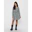 ONLY Damen Onlcory L/S V-Neck Tunic WVN Noos, Blau (Night Sky/Aop:abigale Flower), XXS