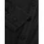 DJT Damen Weiches Gestrick Karierte Bluse Langarm 3/4 Ärmel Roll Up Ärmel Hemdbluse Button-down Solid Schwarz XXL