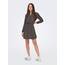 ONLY Damen Onlcory L/S V-Neck Tunic WVN Noos, Black/Aop:nera Flower ,XXS