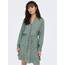 ONLY Damen Onlcory L/S V-Neck Tunic WVN Noos, Balsam Green/Aopmono Blossom,S