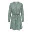 ONLY Damen Onlcory L/S V-Neck Tunic WVN Noos, Balsam Green/Aopmono Blossom,M