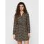 ONLY ONLCORY L/S V-Neck Tunic WVN Noos Top, Damen, Nero/AOP: Sarah Ditsy Flower, Größe L