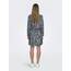 ONLY Damen Onlcory Life L/S V-Neck Tunic WVN Noos Tunika-Top Für Den Alltag Mit Volumenärmeln Und Stylischem V-Ausschnitt, Total Eclipse, 42