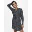 ONLY Damen Onlcory L/S V-Neck Tunic WVN Noos Bluse, Black/Maria White Grey Disty, XS EU
