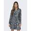 ONLY Damen Onlcory Life L/S V-Neck Tunic WVN Noos Tunika-Top Für Den Alltag Mit Volumenärmeln Und Stylischem V-Ausschnitt, Total Eclipse, 42