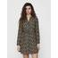 ONLY ONLCORY L/S V-Neck Tunic WVN Noos Top, Damen, Nero/AOP: Sarah Ditsy Flower, Größe L