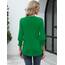 Rapbin Bluse Damen 3/4 arm Langerm V-Ausschnitt Tunika Sommer Tops Locker Shirt Elegant Lässig Oberteil 2026 (M, Grün)
