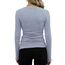 DUOEASE Langarmshirt Mit Rippenbündchen Damen Rundhal Pullover Elegant Oberteile Gerippt Tshirts Basic Tops（Himmelblau,M