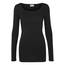 VERO MODA Damen Langarmshirt VMMAXI My LS Soft Long U - Neck NOOS, Gr. 40 (Herstellergröße: L), Schwarz