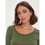 VERO MODA Damen VMMAXI My LS Soft Long U-Neck, Olivine, L