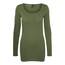 VERO MODA Damen VMMAXI My LS Soft Long U-Neck, Olivine, XL