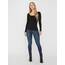 VERO MODA Damen VMMAXI My LS Soft UNECK NOOS 3-Pack, Black/Black & Black, L