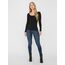 VERO MODA Damen VMMAXI My LS Soft UNECK NOOS 3-Pack, Black/Black & Black, M