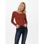 VERO MODA Damen VMMAXI My LS Soft UNECK NOOS 3-Pack, Golden Yellow/Burnt Henna & DG, S