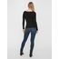 VERO MODA Damen VMMAXI My LS Soft UNECK NOOS 3-Pack, Black/Black & Bright White, L
