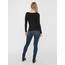 VERO MODA Damen VMMAXI My LS Soft UNECK NOOS 3-Pack, Black/Black & Black, L